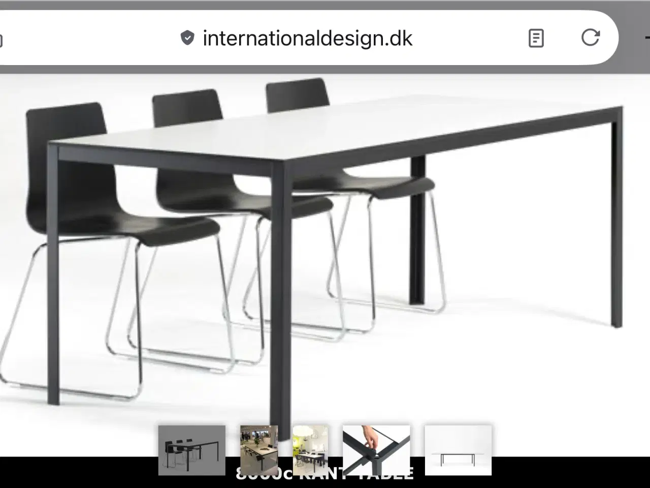 Billede 2 - Spisebord. Flot spisebord designet af Hee Welling 