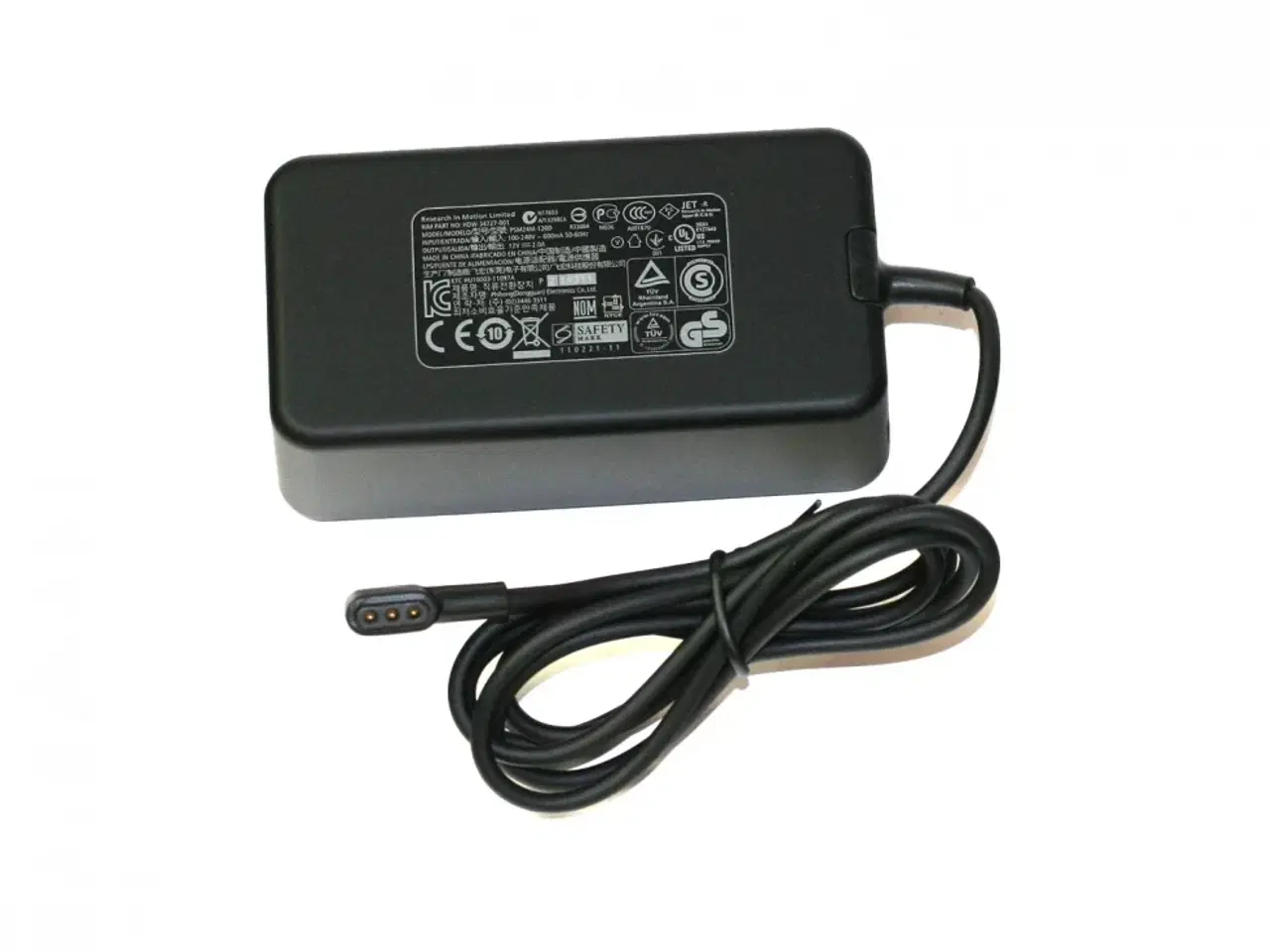 Billede 1 - Blackberry 24W 12v 2A strømforsyning med 5.5mm x 2.5mm Special stik - Original