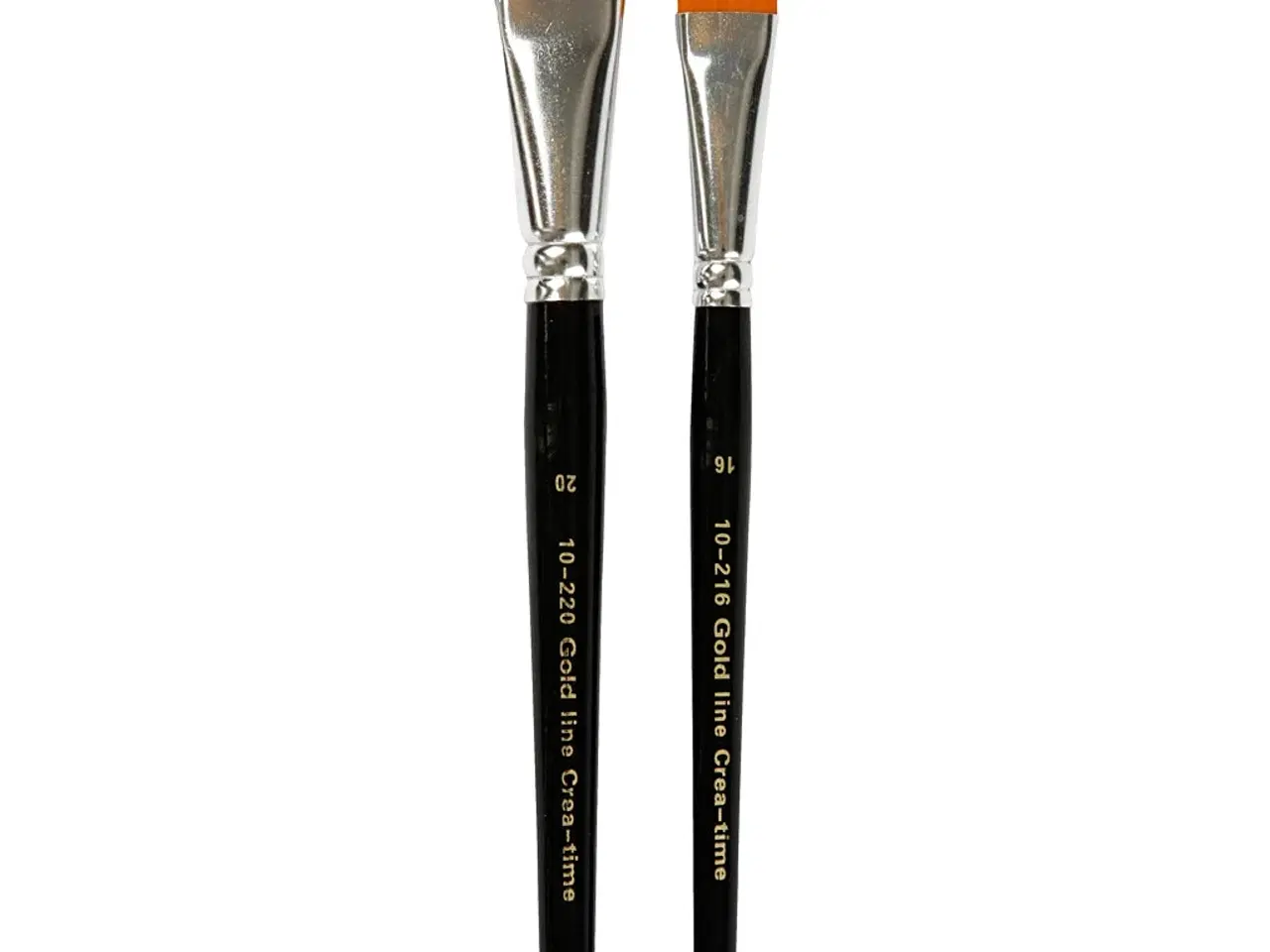 Billede 1 - Nylon Pensler, nr. 16+20, L: 19-20 cm, B: 17-24 mm, flad, 2 stk./ 1 pk.