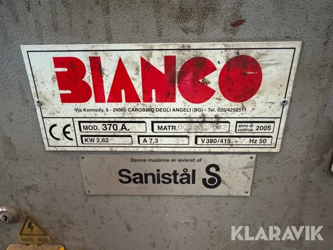 Billede 12 - CNC Sav Bianco 370 A - Fuldautomatisk
