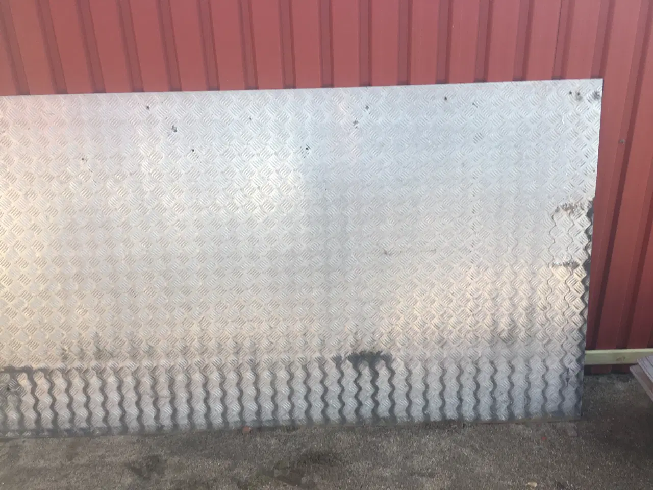 Billede 1 - Dørkplade Aluminium Brugt