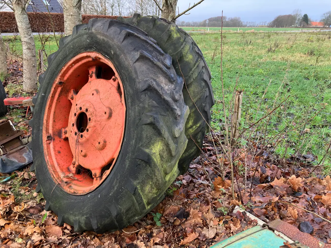 Billede 2 - Komplet sæt hjul til en Deutz 6006