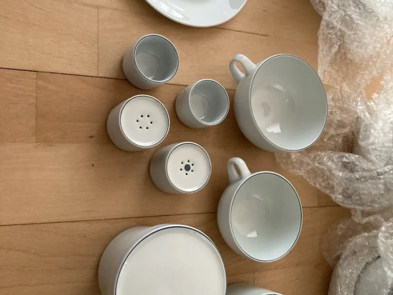 Billede 1 - Royal Copenhagen - blå kant stel sælges