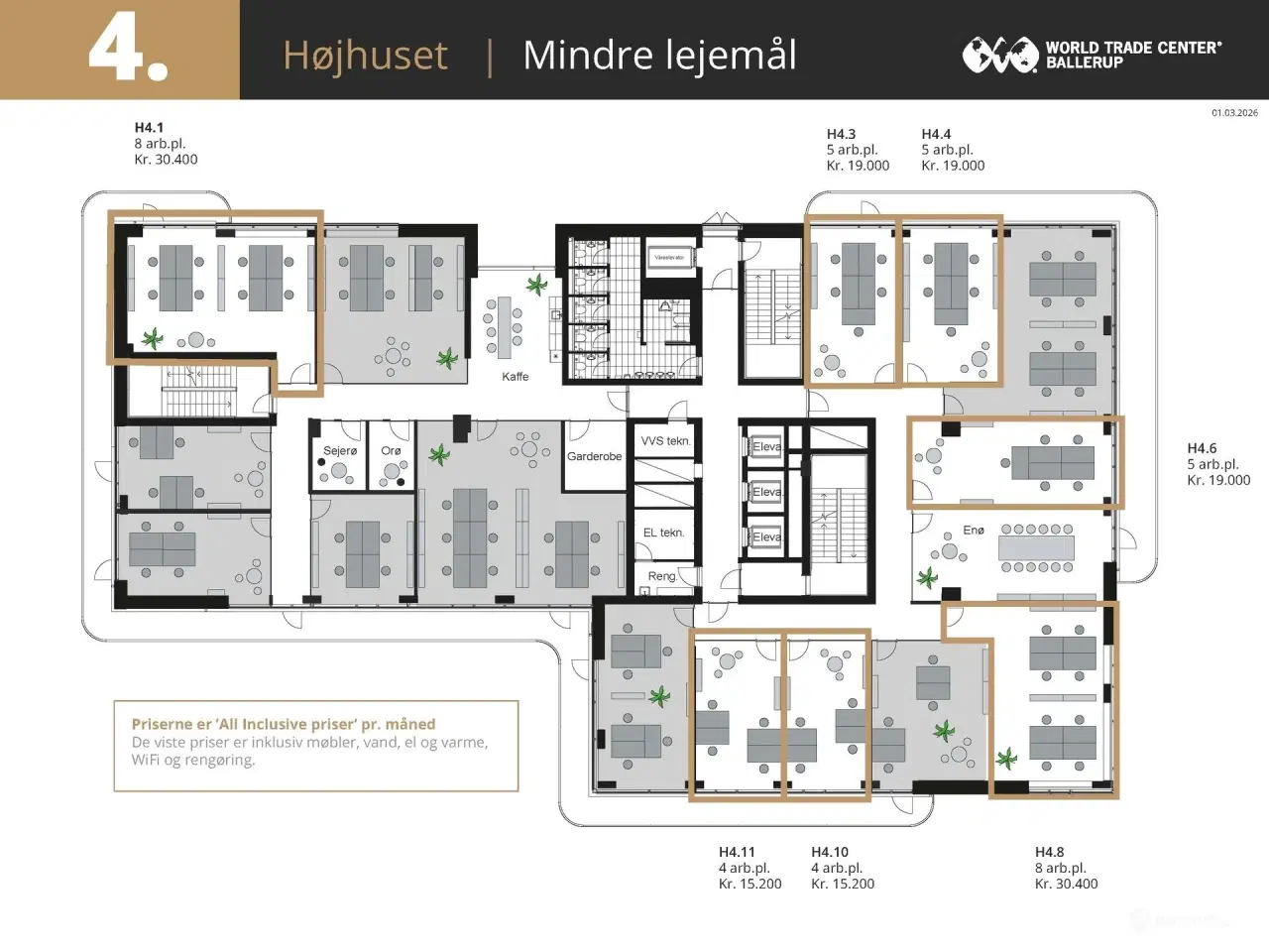 Billede 14 - Fleksible kontorlejemål i internationalt miljø