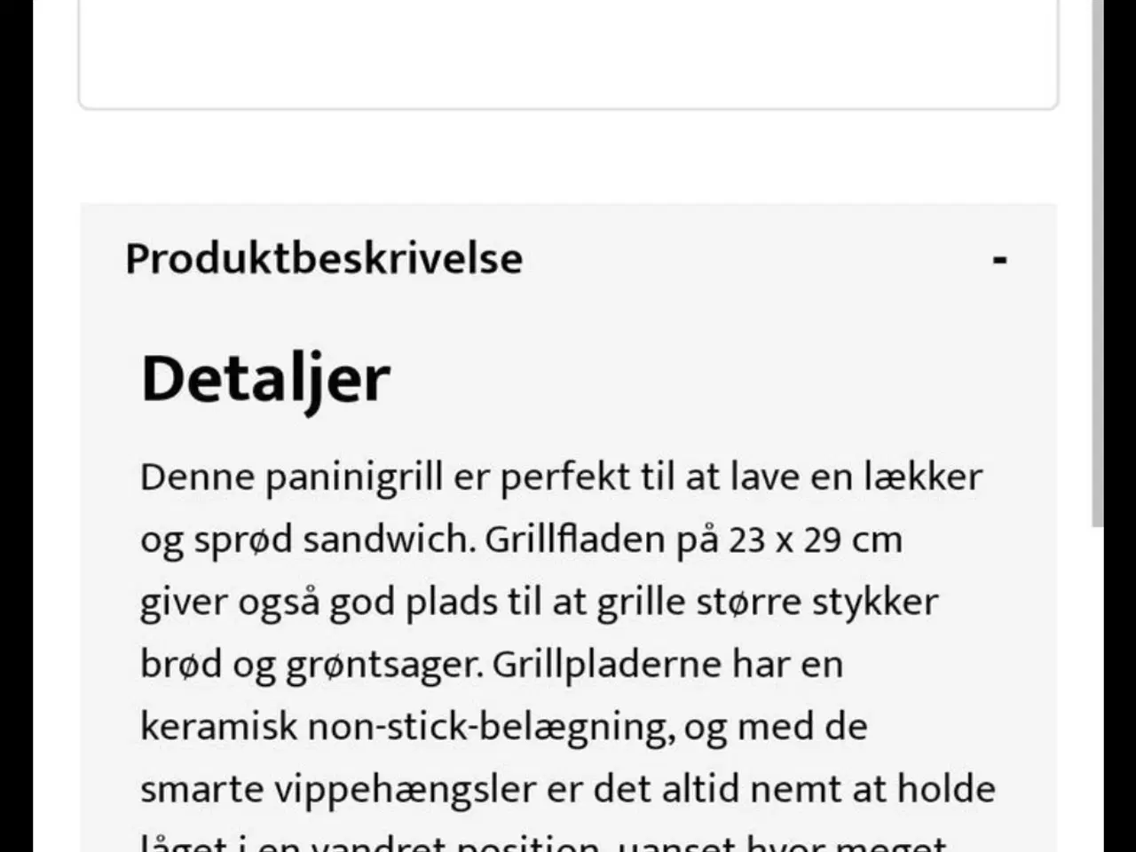 Billede 4 - Panini grill, kontaktgrill, Nordic Sense