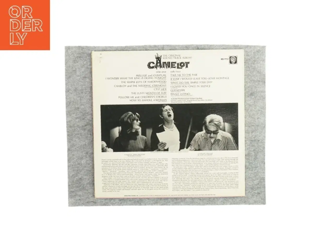 Billede 2 - Original motion picture sound track Camelot, vinylplade
