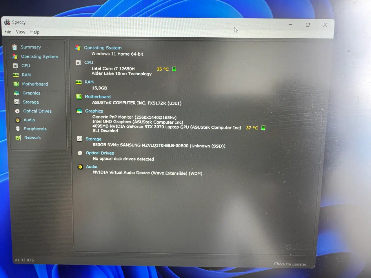 Billede 6 - Super ASUS gamer bærbar med RTX 3070 & Intel i7