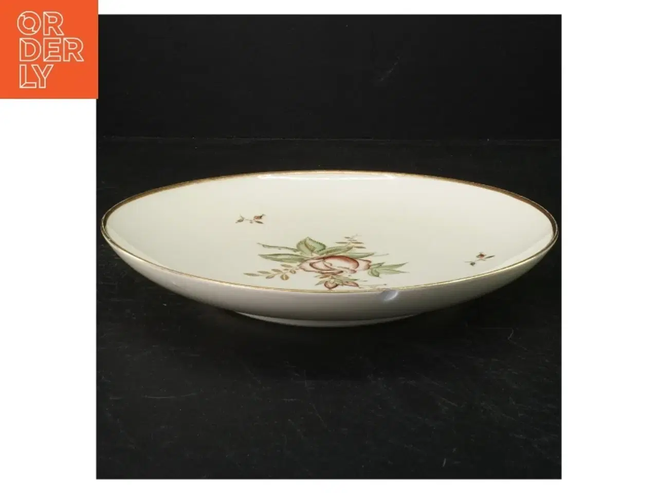 Billede 2 - Porcelænsskål med blomstermotiv fra B&G (str. 24,5 cm)