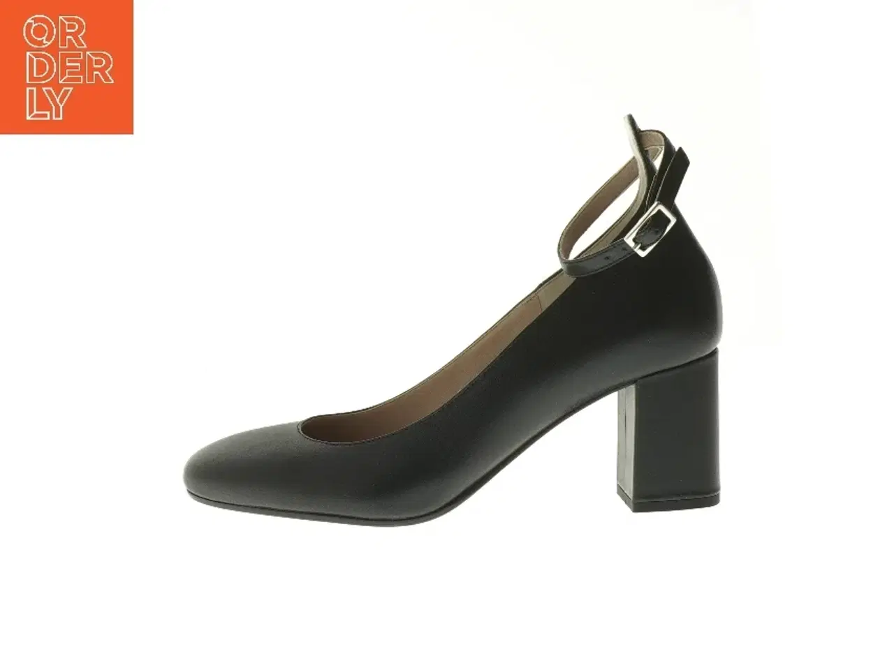 Billede 1 - Roccamore Anna Pump, sort med blokhæl (str. 35 )