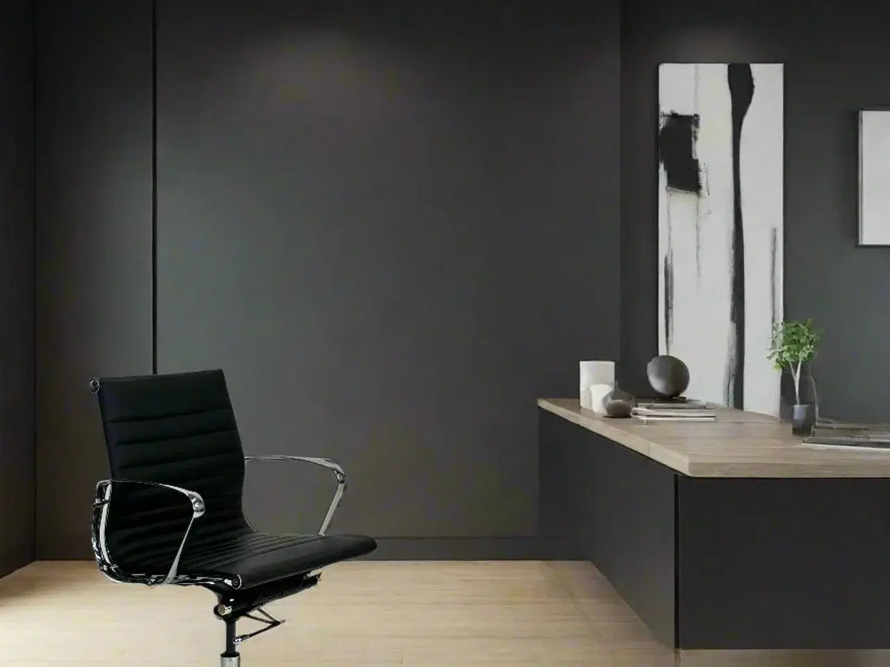 Billede 2 - Elegant Sort Kontorstol
