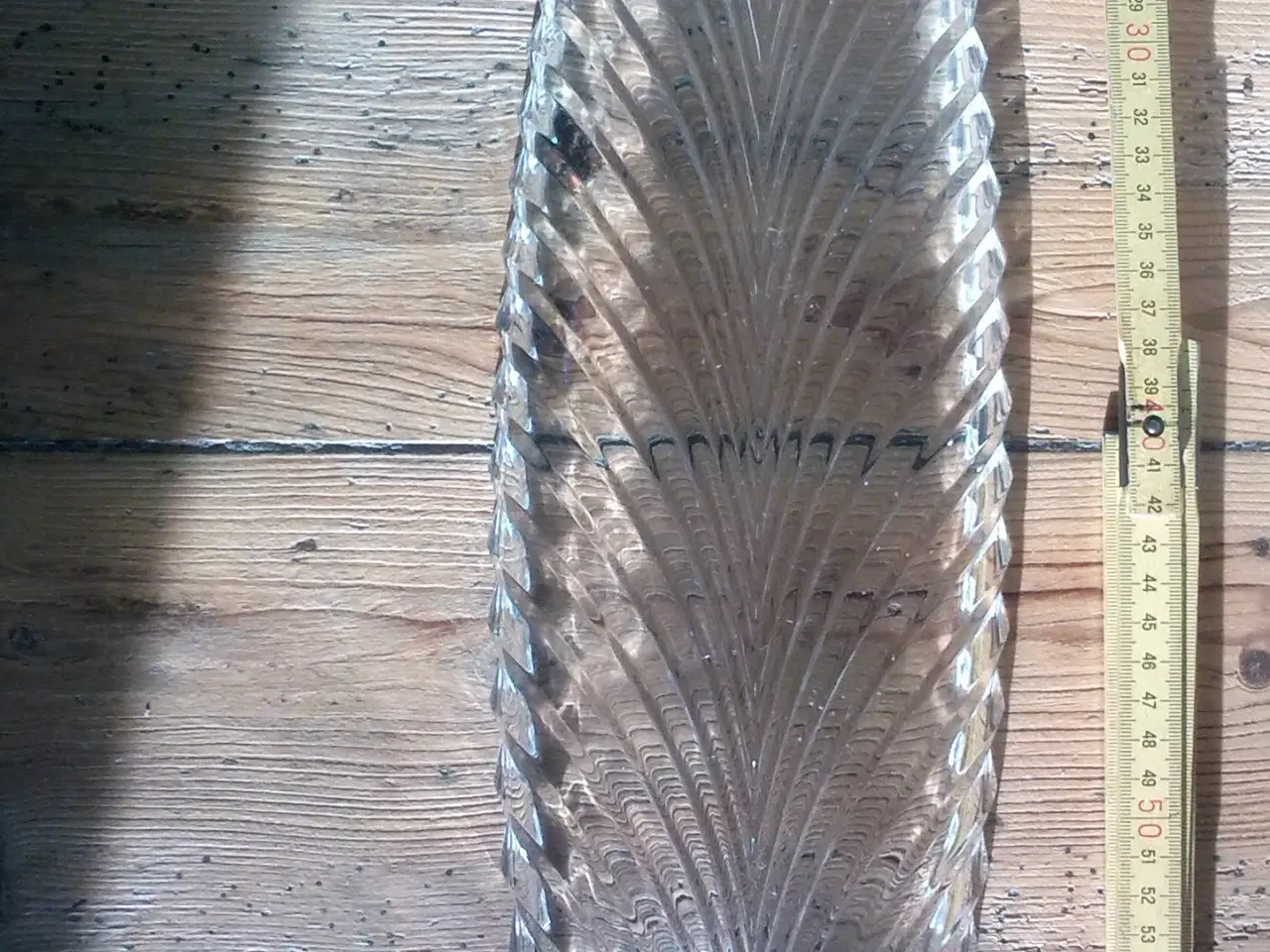 Billede 5 - Glas fad ROULADE med krystal facet struktur