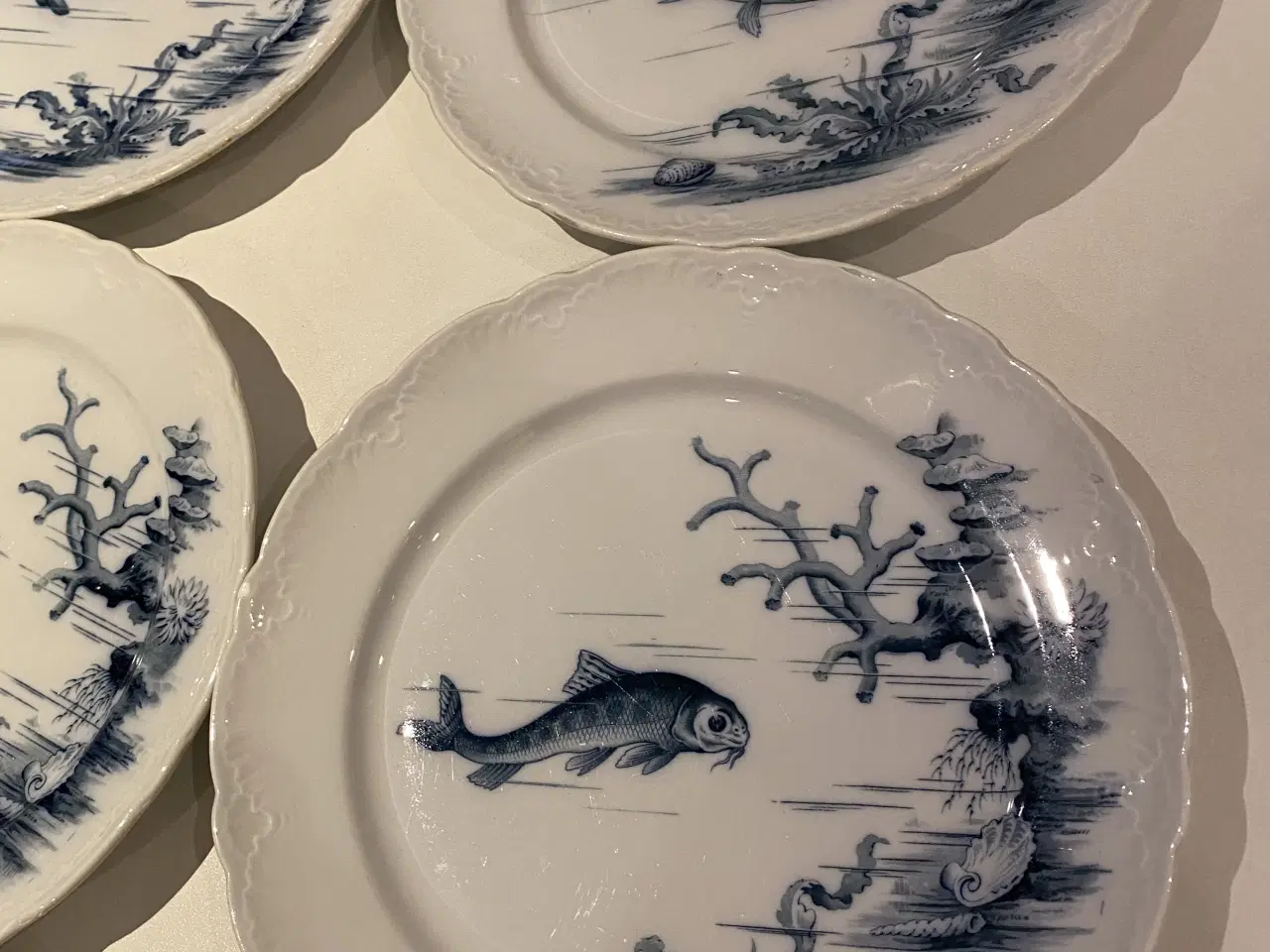 Billede 3 - Fiske tallerken 7 stk