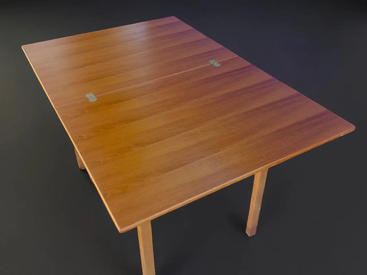 Billede 10 - Multifunktionsbord i teak/eg – foldbart bord