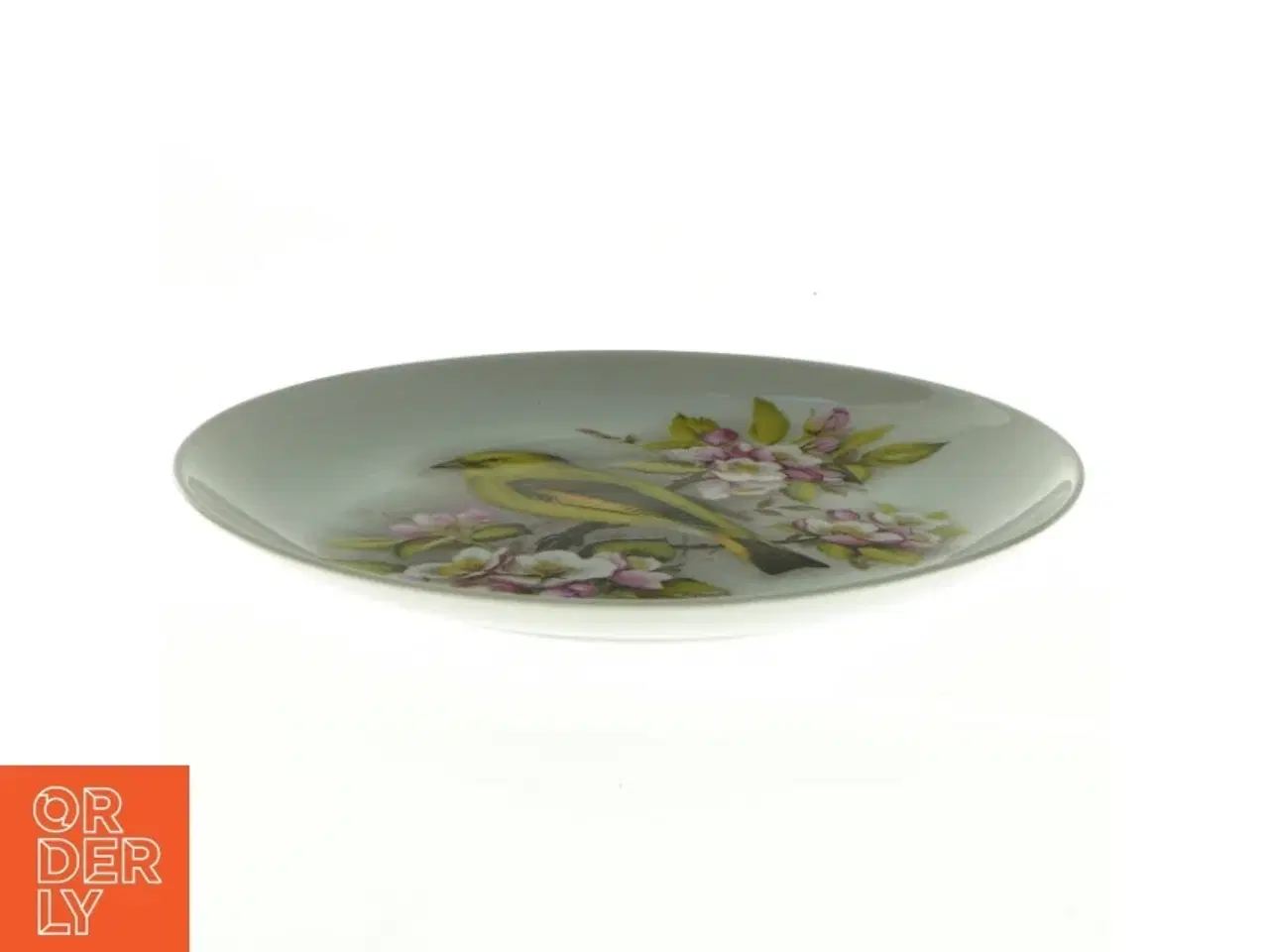 Billede 4 - Dekorativ porcelænstallerken med fuglemotiv fra Kaiser (str. Diameter, 20 cm)