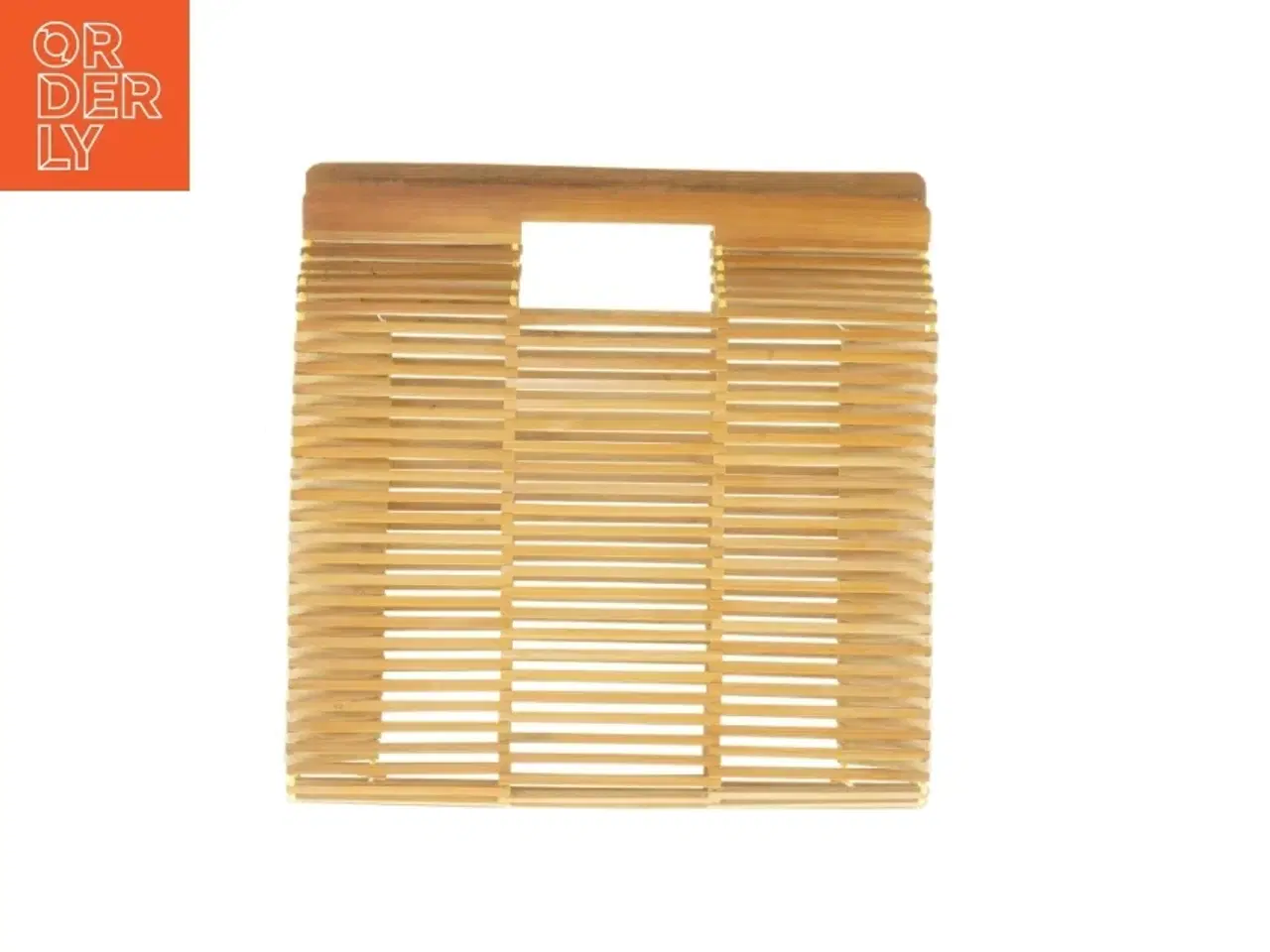 Billede 2 - 1980&#39;er Vintage Cult Gaia Evie Bambus taske (str. 31 x 31 x 6 cm)