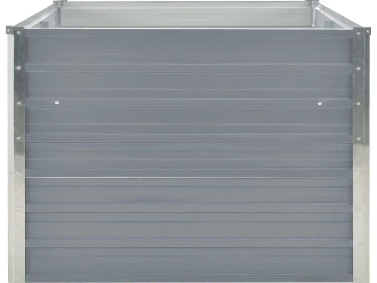 Billede 5 - Hævet havekasse 160 x 80 x 45 cm galvaniseret stål grå