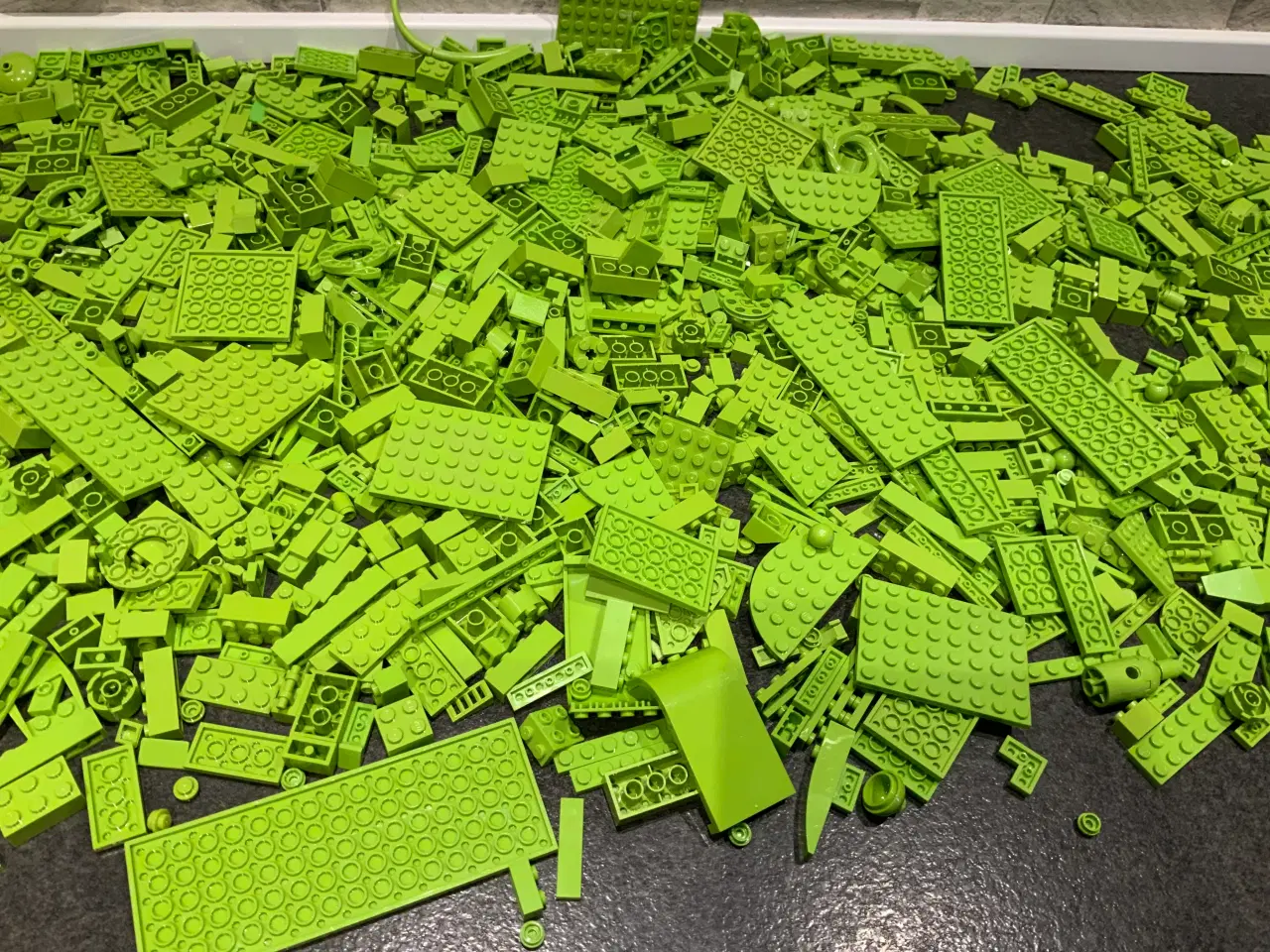 Billede 4 - Lysegrønne legoklodser