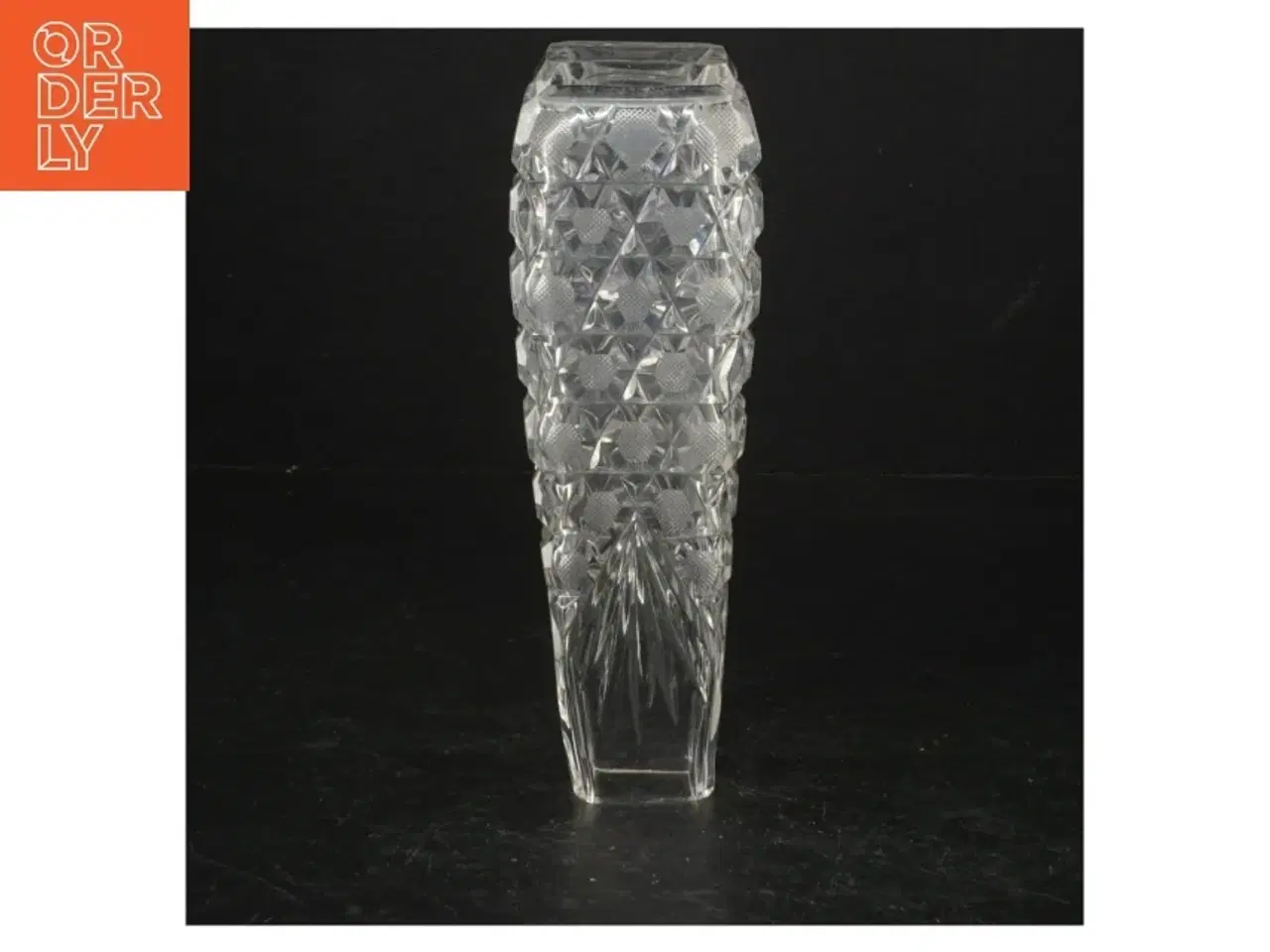Billede 2 - Krystalglas vase (str. 17 cm)