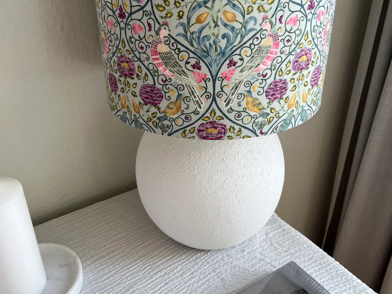 Billede 1 - Lampeskærm William Morris - håndlavet