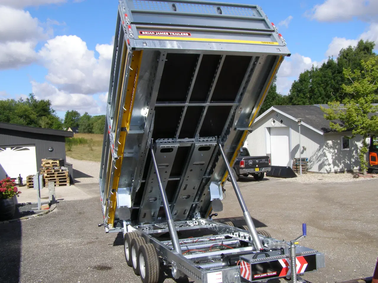 Billede 4 - Eksklusiv 3500 kg Brian James tip trailer