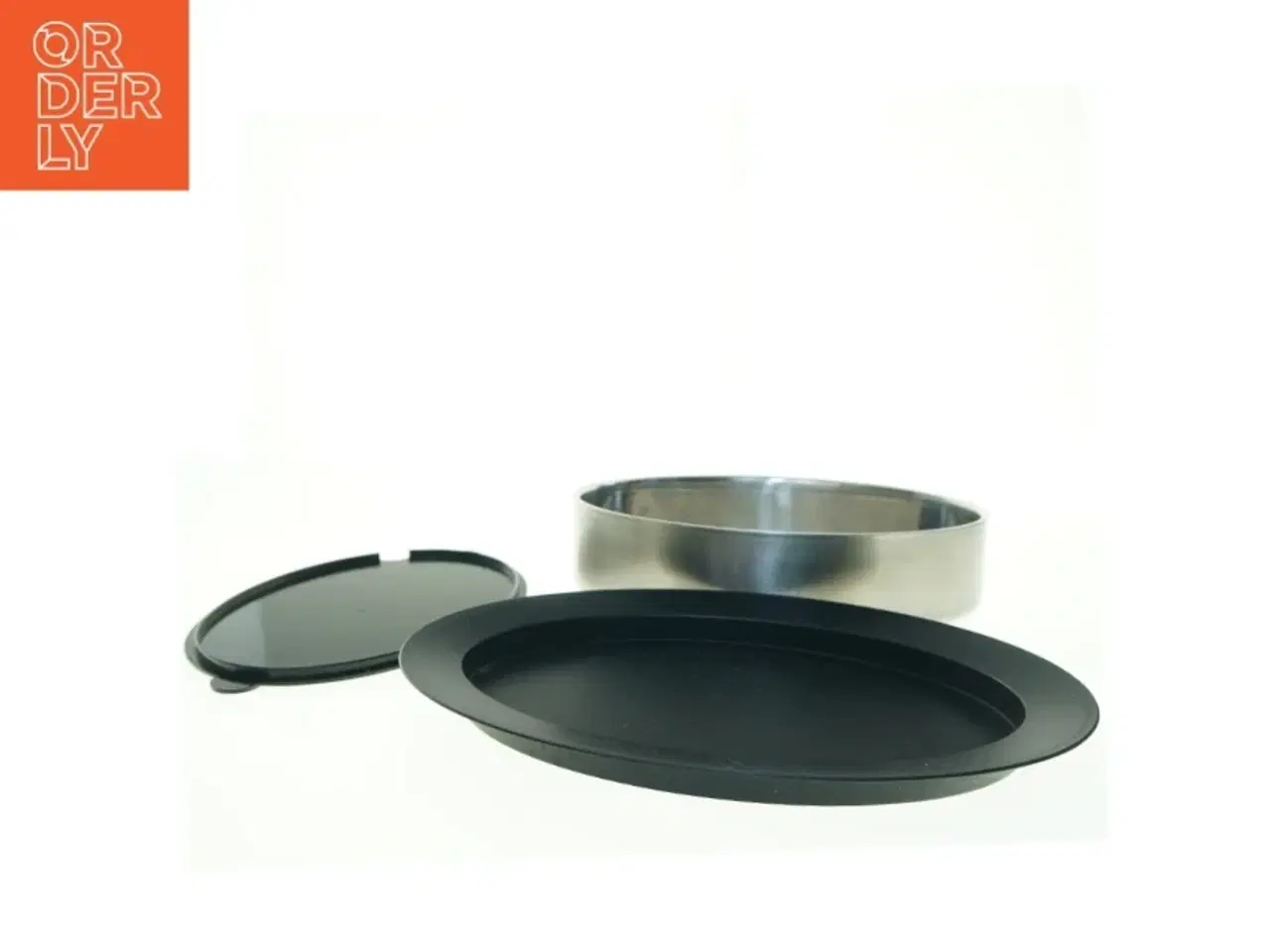 Billede 4 - Ovalt metalbakke sæt (str. 37 x 27 cm)