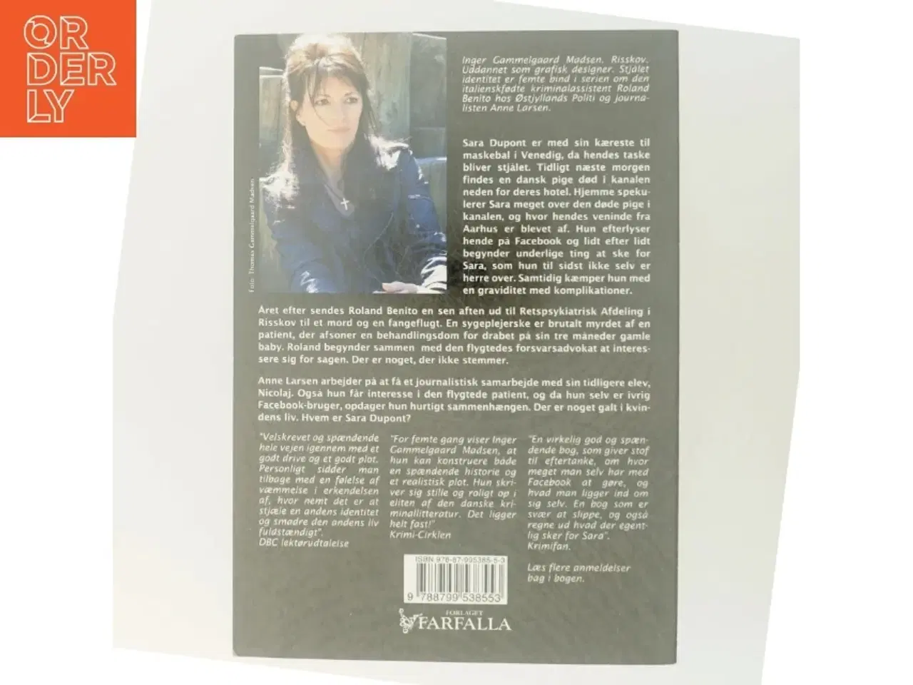 Billede 3 - Stjålet identitet : kriminalroman af Inger Gammelgaard Madsen (Bog)