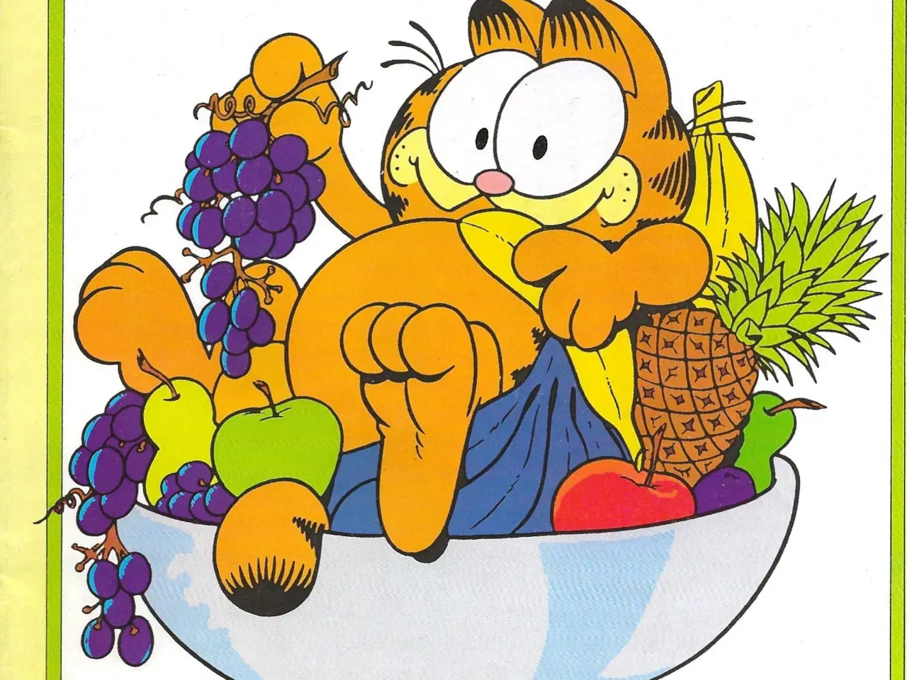 Billede 1 - Garfield nr. 6  Glad-Blad. 1988