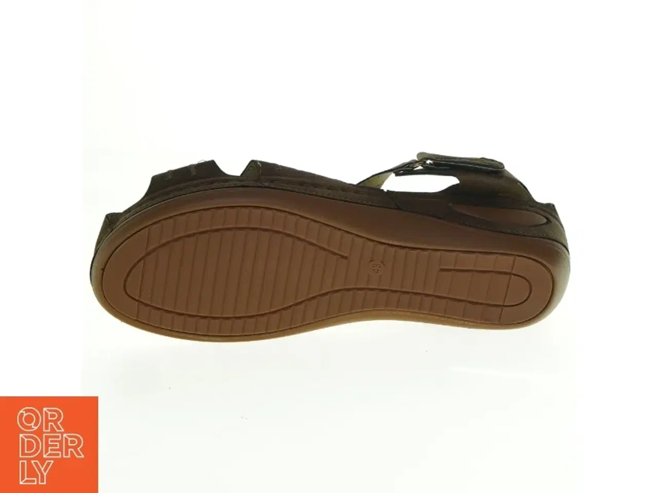 Billede 3 - Brune læder sandaler (str. 43)