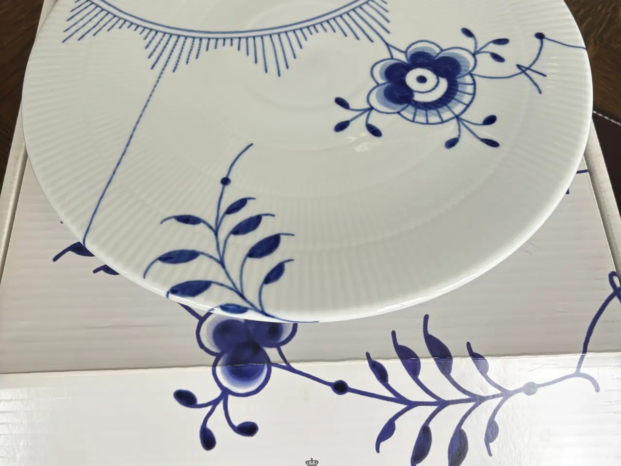Billede 2 - Royal Copenhagen Blå Mega lagkagefad