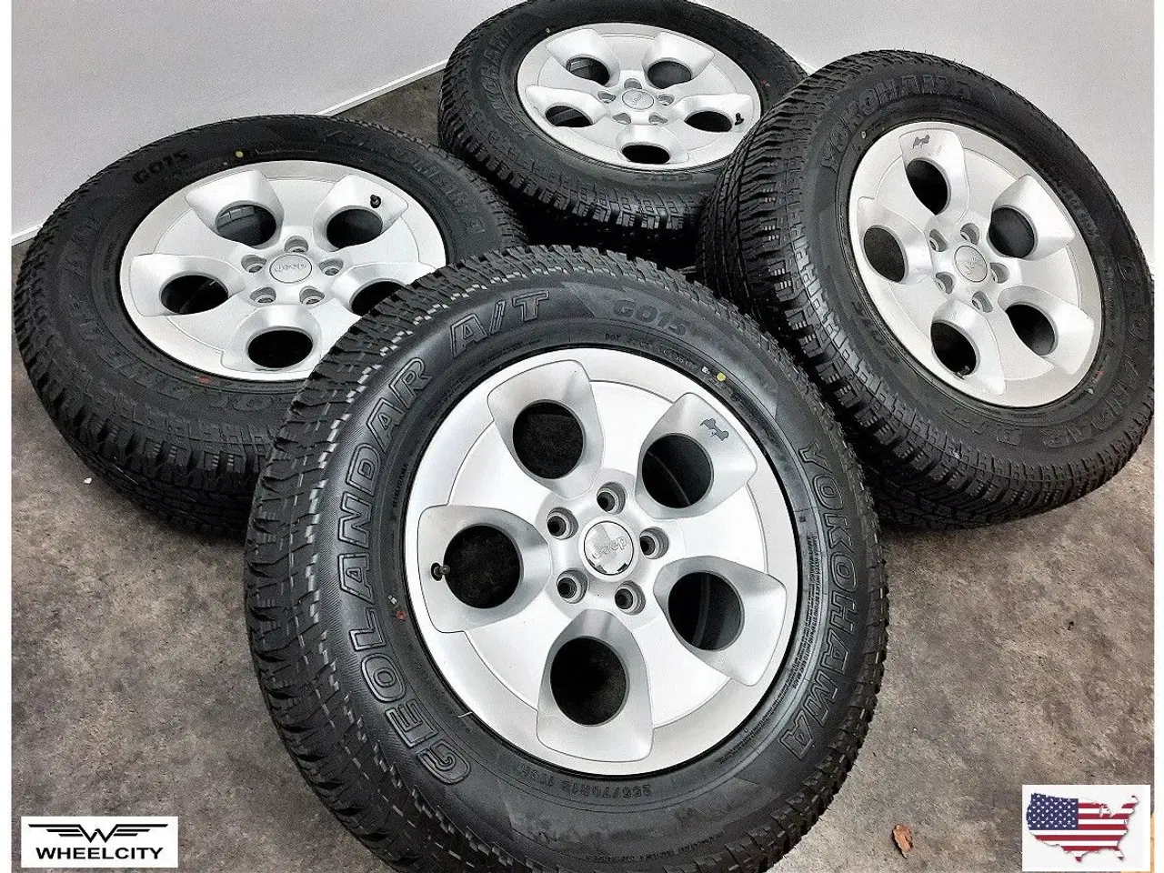 Billede 1 - NYE - 5x127 18" ET44,85 JEEP Sahara wheels