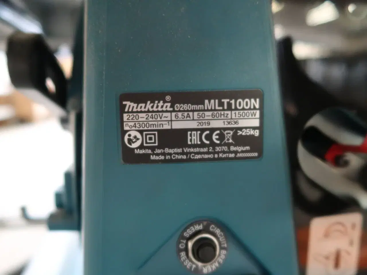 Billede 3 - Bordrundsav MAKITA Ø260mm MLT100N