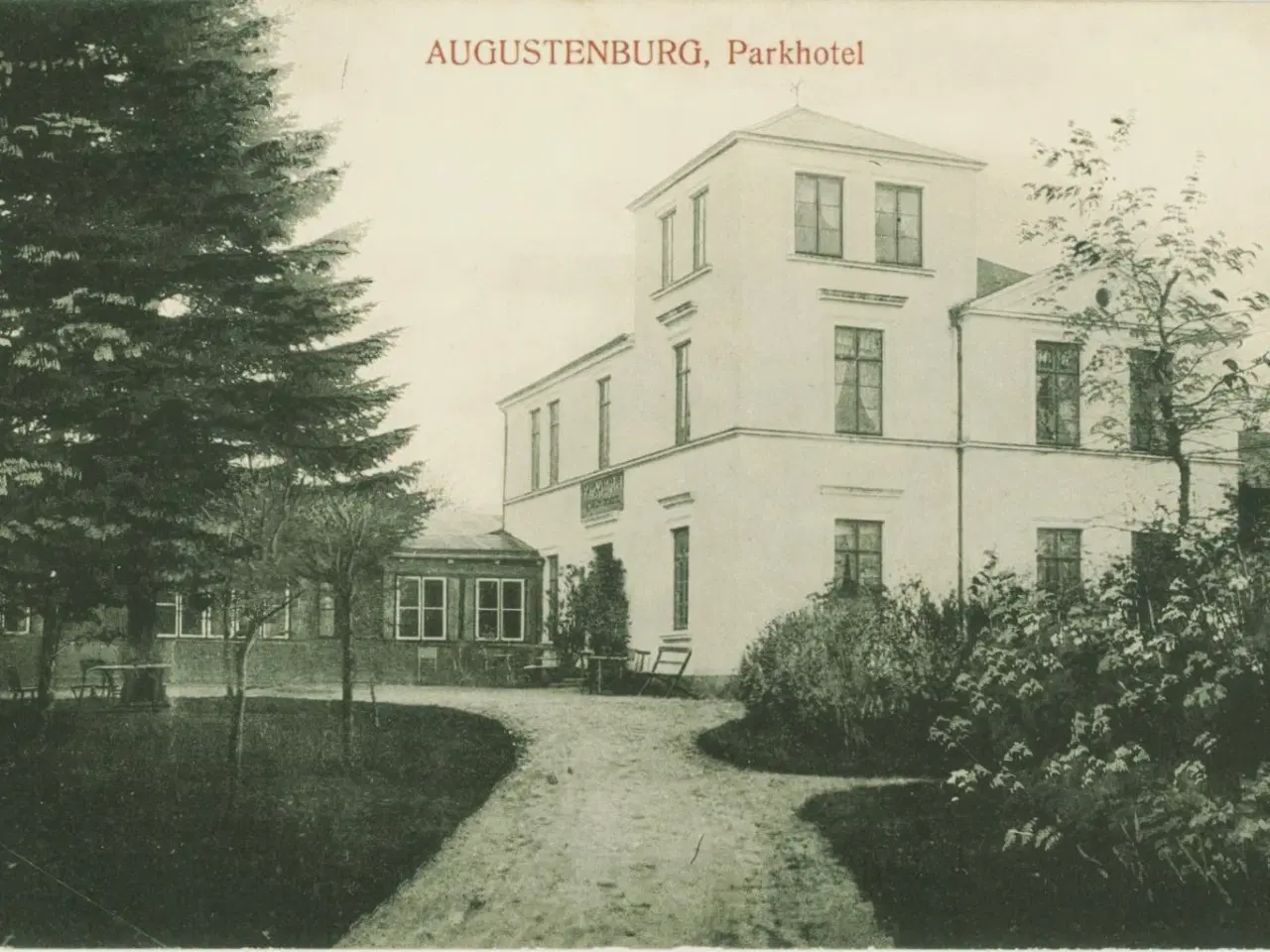 Billede 1 - Augustenborg. Parkhotel, 1918