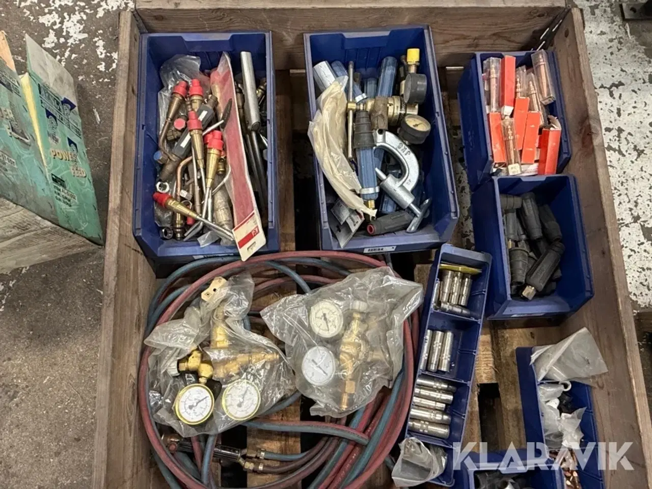 Billede 7 - Blandet lot med svejse udstyr samt 2 fræse hoveder