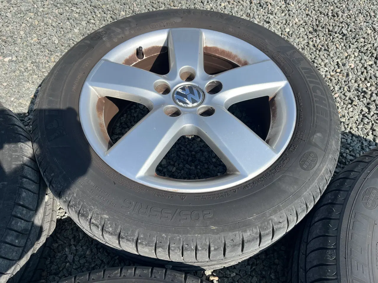 Billede 4 - Originale VW alufælge (ET50) med Michelin Energy