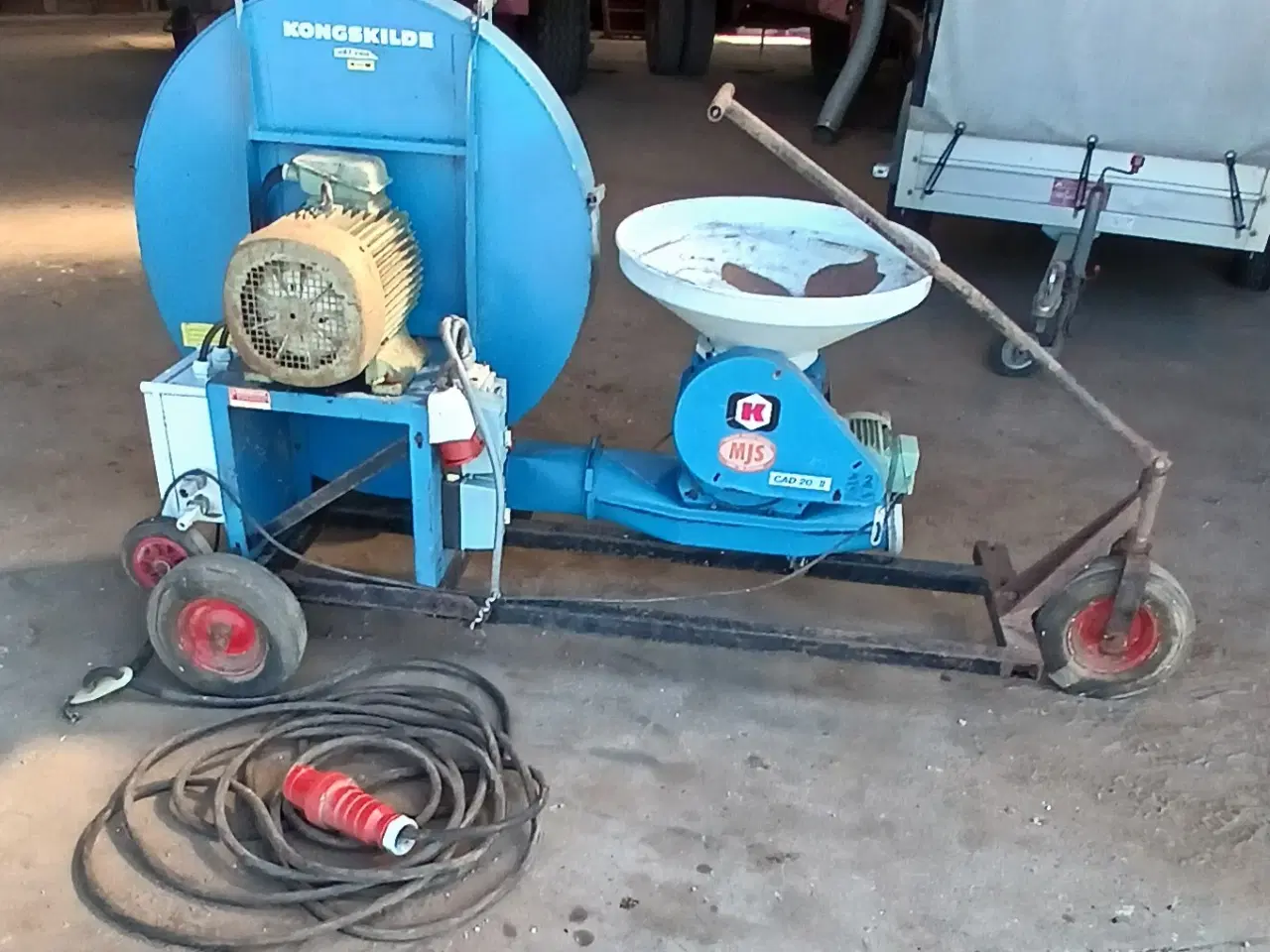 Billede 2 - Kongsgilde kornblæser TRL150 m. cellesluse CAD20-2