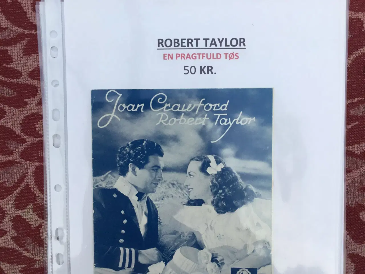 Billede 4 - Filmprogrammer - Robert Taylor - se pris