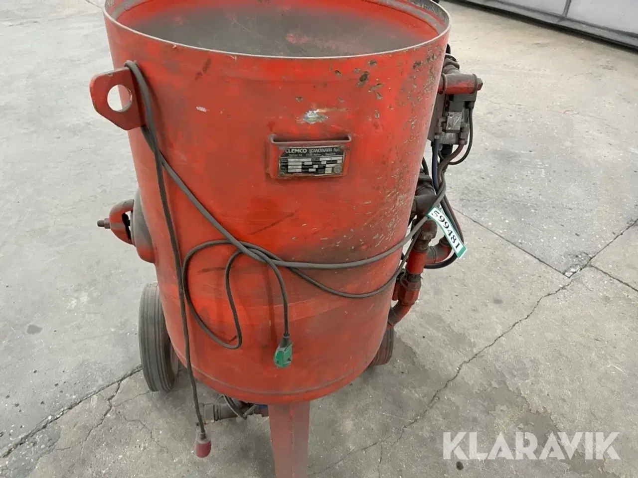 Billede 5 - Sandblæser CLEMCO 2452 200 liter