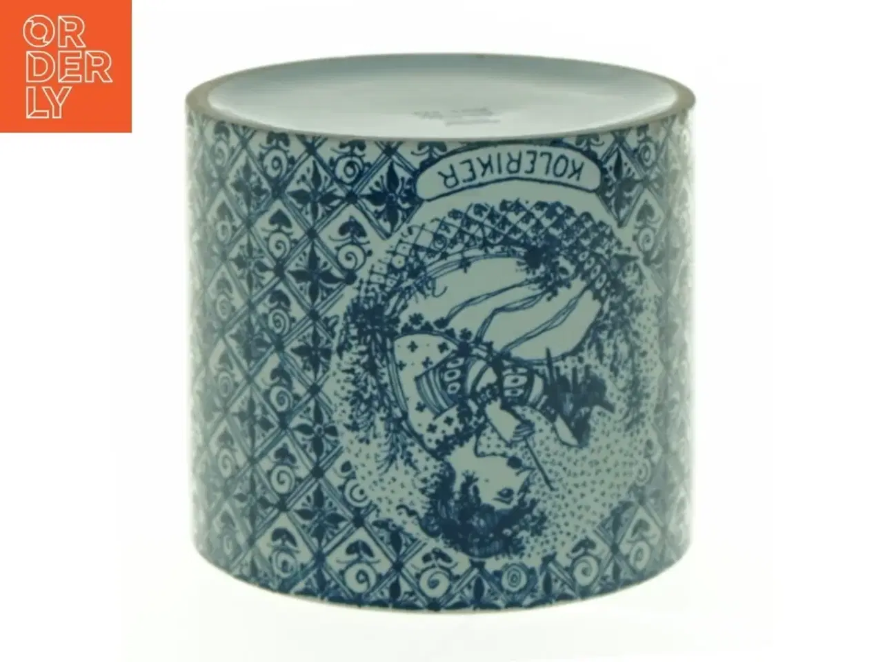 Billede 4 - Bjørn Wiinblad, blå urtepotteskjuler, Nymlle (str. 11 x, 12 cm)