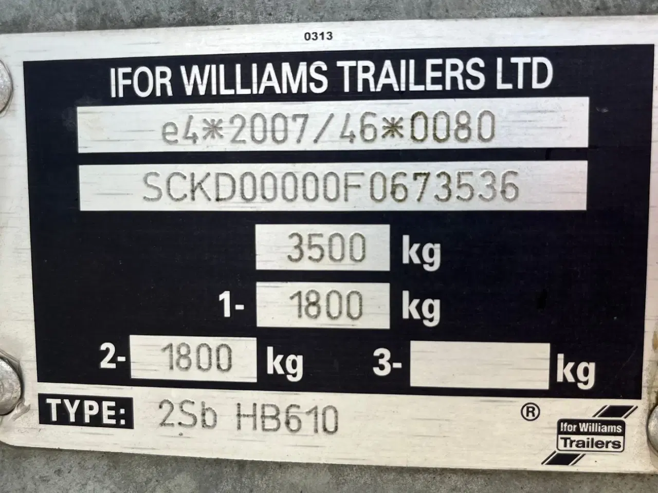Billede 3 - Ifor Williams hb 610 Stor Heste/dyr transport