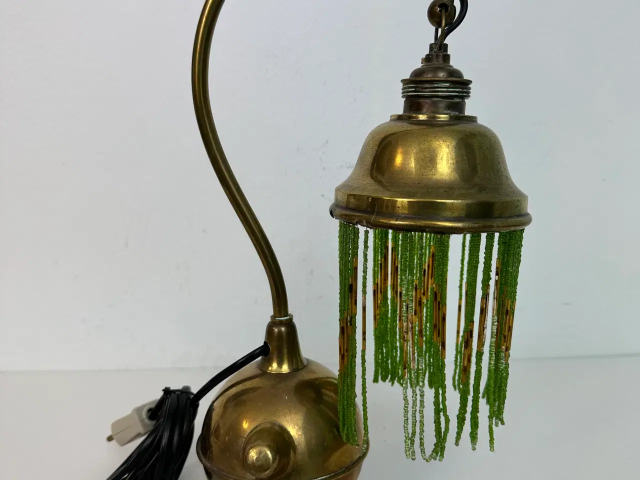 Billede 7 - Vintage messing bordlampe