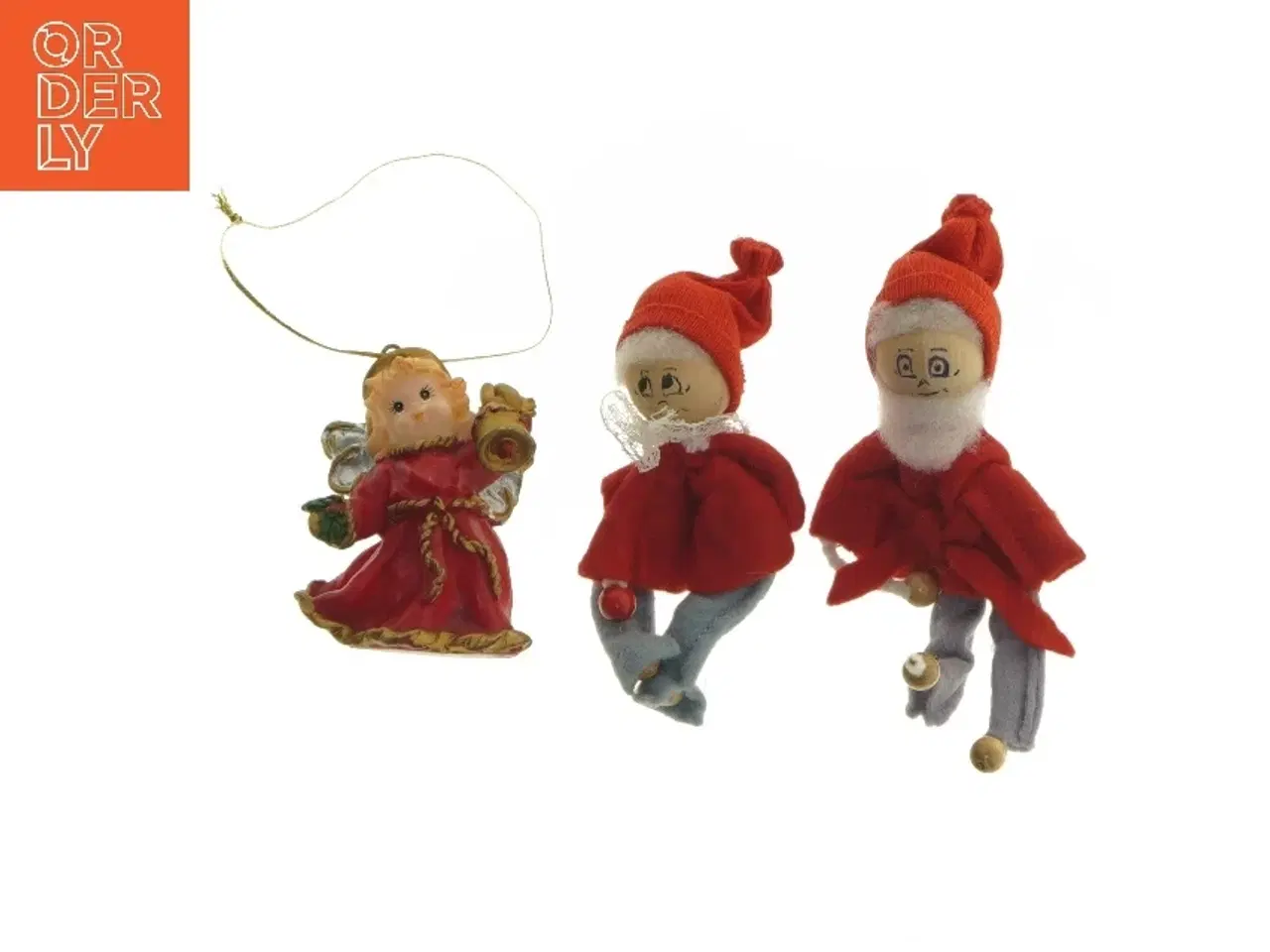 Billede 1 - Julenisset, figurer og engel (str. 7-13 cm)