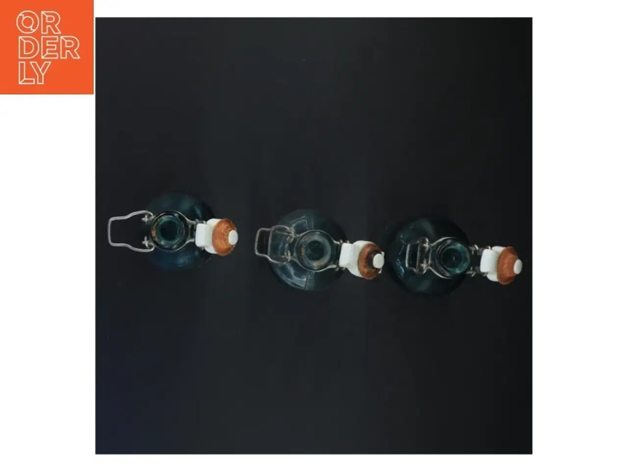 Billede 4 - Genbrugsglasflasker med patentlukning (str. 23,5 x 6,5 cm)