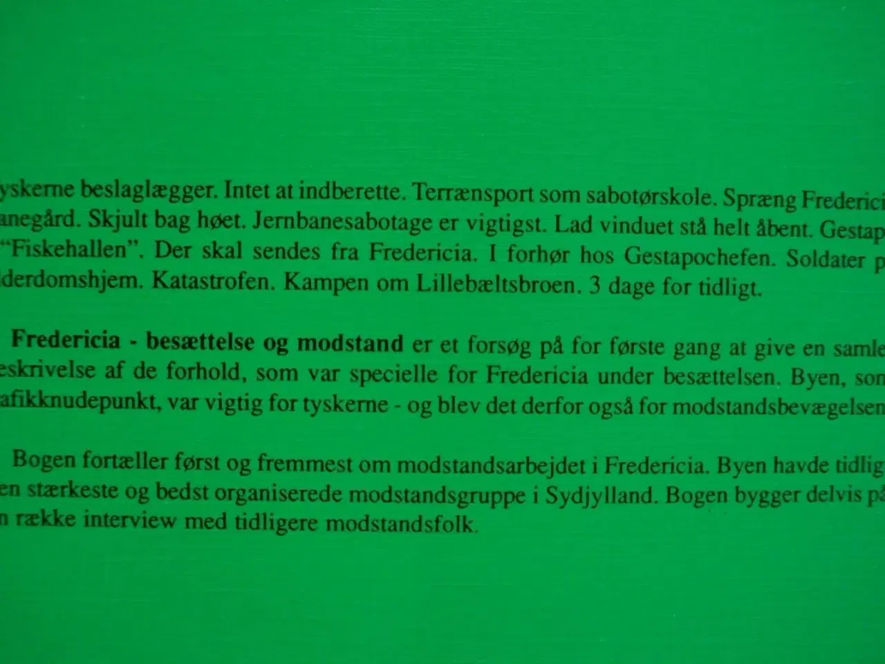 Billede 3 - fredericia - besættelse og modstand, af sven lundb