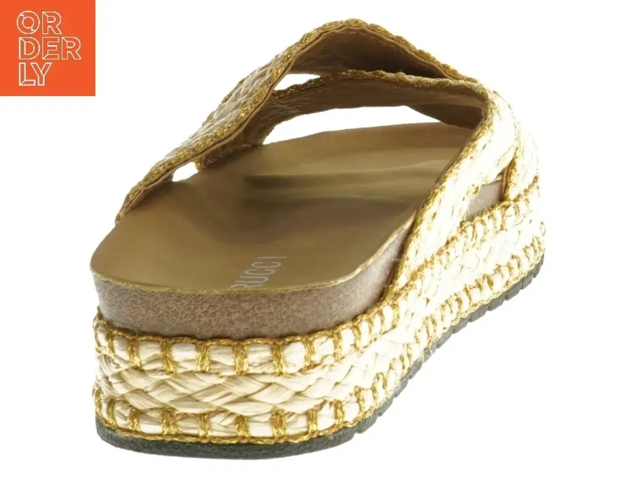 Billede 2 - Flade sandaler med flettet strop fra VIRUCCI (str. 37 )