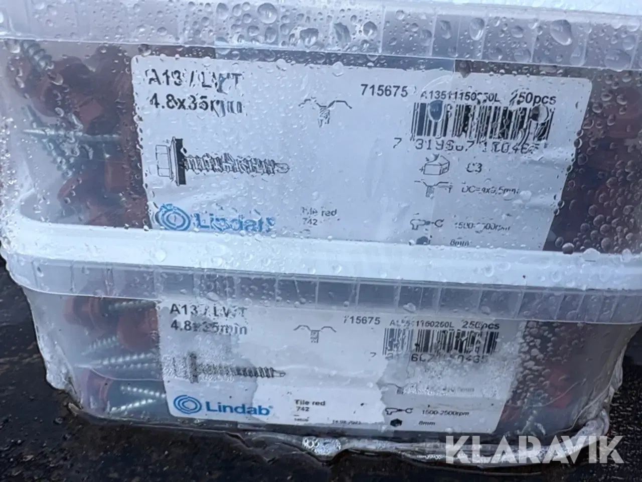 Billede 5 - Vægplader Lindab Rød - 54,45 kvm - inklusiv tilbehør