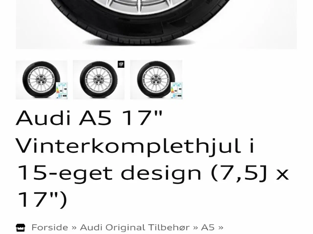 Billede 8 - Original audi vinterhjul 