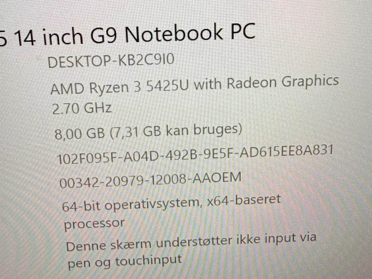 Billede 5 - HP probook G9 