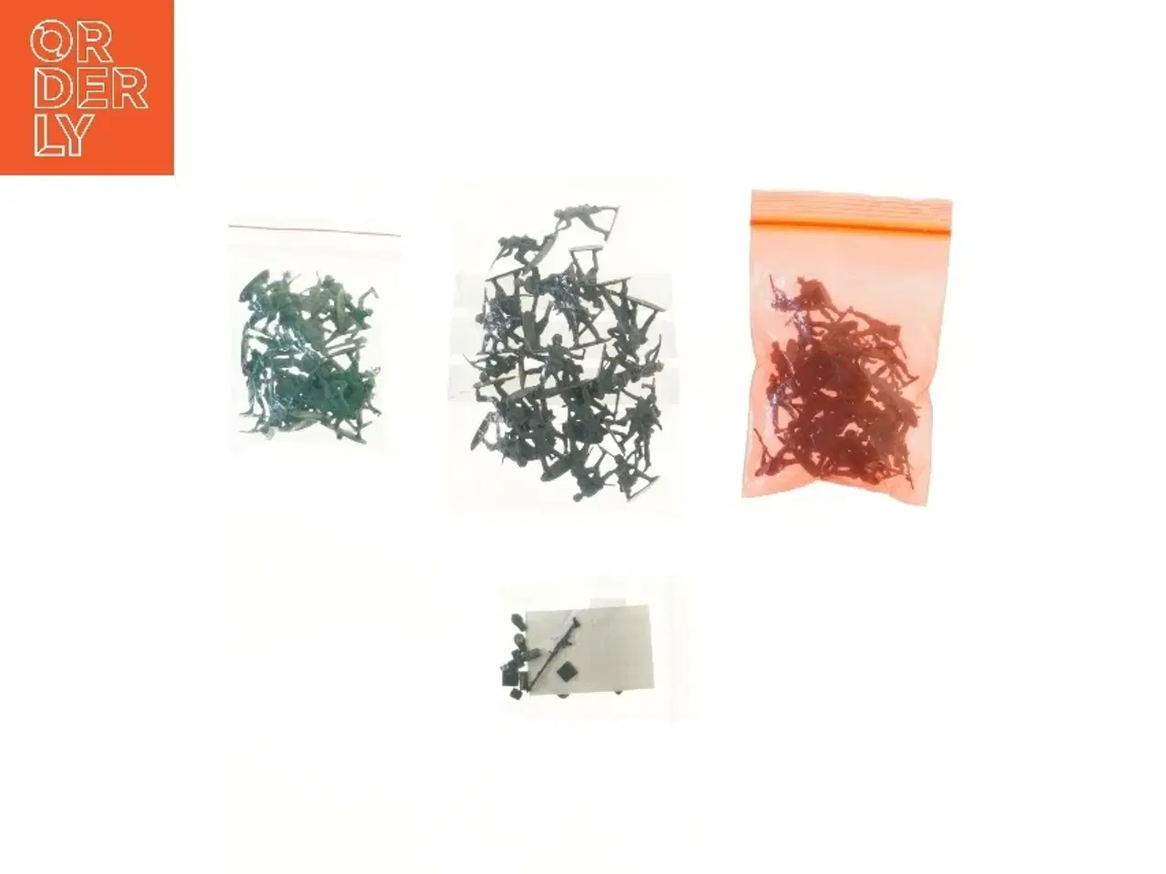 Billede 1 - Miniature soldater og køretøjer (str. 4 cm)