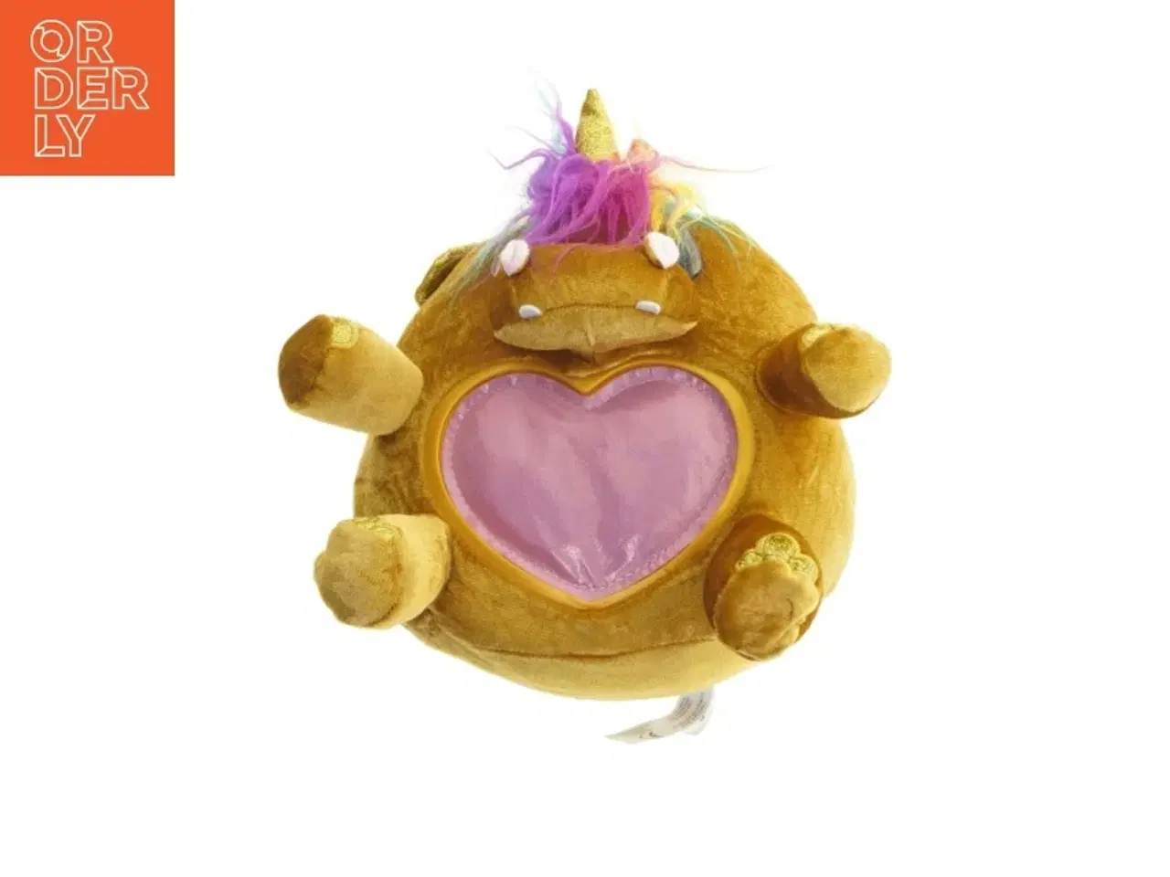 Billede 1 - Plys unicorn pude (str. 22 cm)