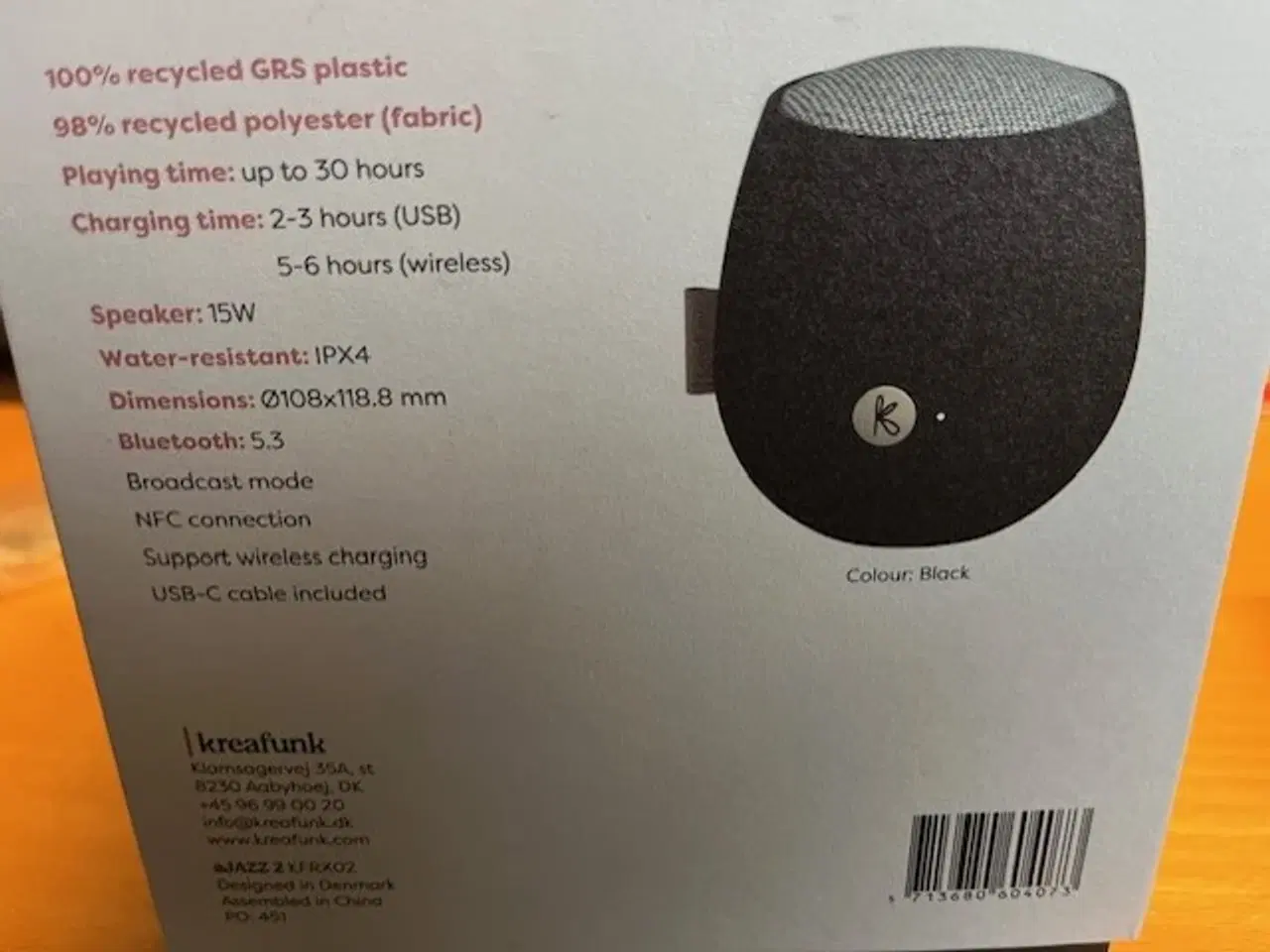 Billede 2 - Ny Kreafunk aJAZZ 2 Bluetooth speaker.